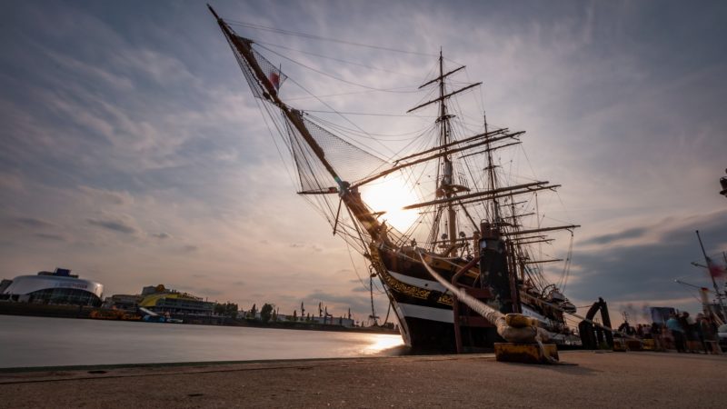 Segelschiff-Hamburg-Windjammer